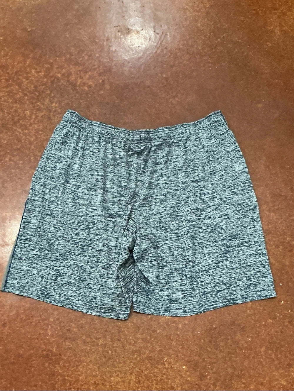 Under Armour Men's Heather Gray Athletic Shorts with Olive Side Panels